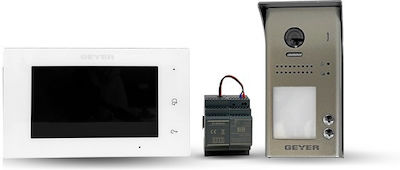 Κιτ Θυροτηλεόρασης WiFi 1 Κλήσης με Οθόνη 7” (KIT1TH) GEYER 